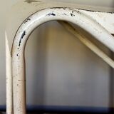 Paire de chaises tube métal mobilier industriel début XXème