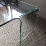 Tempered glass design coffee table
