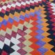 Vintage Turkish hallway rug 126x327 cm