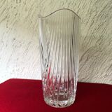 Moulded glass vase