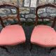 Pair of antique bedroom chairs