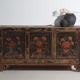 Antique buffet painted in elm wood – China, circa 1900