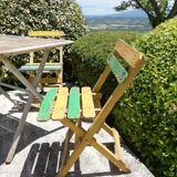 4 vintage outdoor chairs
