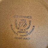 Set of 6 vintage earthenware dessert plates from St Amand, Céve decor