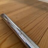 Vintage coffee table in chrome and smoked glass 70s