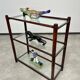 Mid-century bamboo shelf by Gervasoni