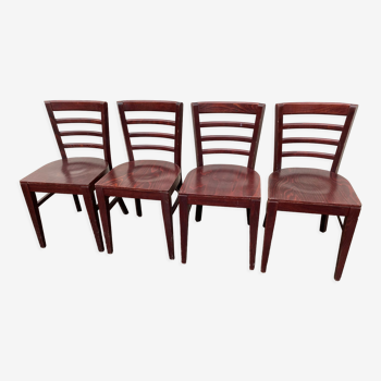 Set de 4 chaises de restaurant