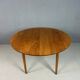 Hans J. Wegner round PP70 extendable dining table for Andreas Tuck, Denmark 1970