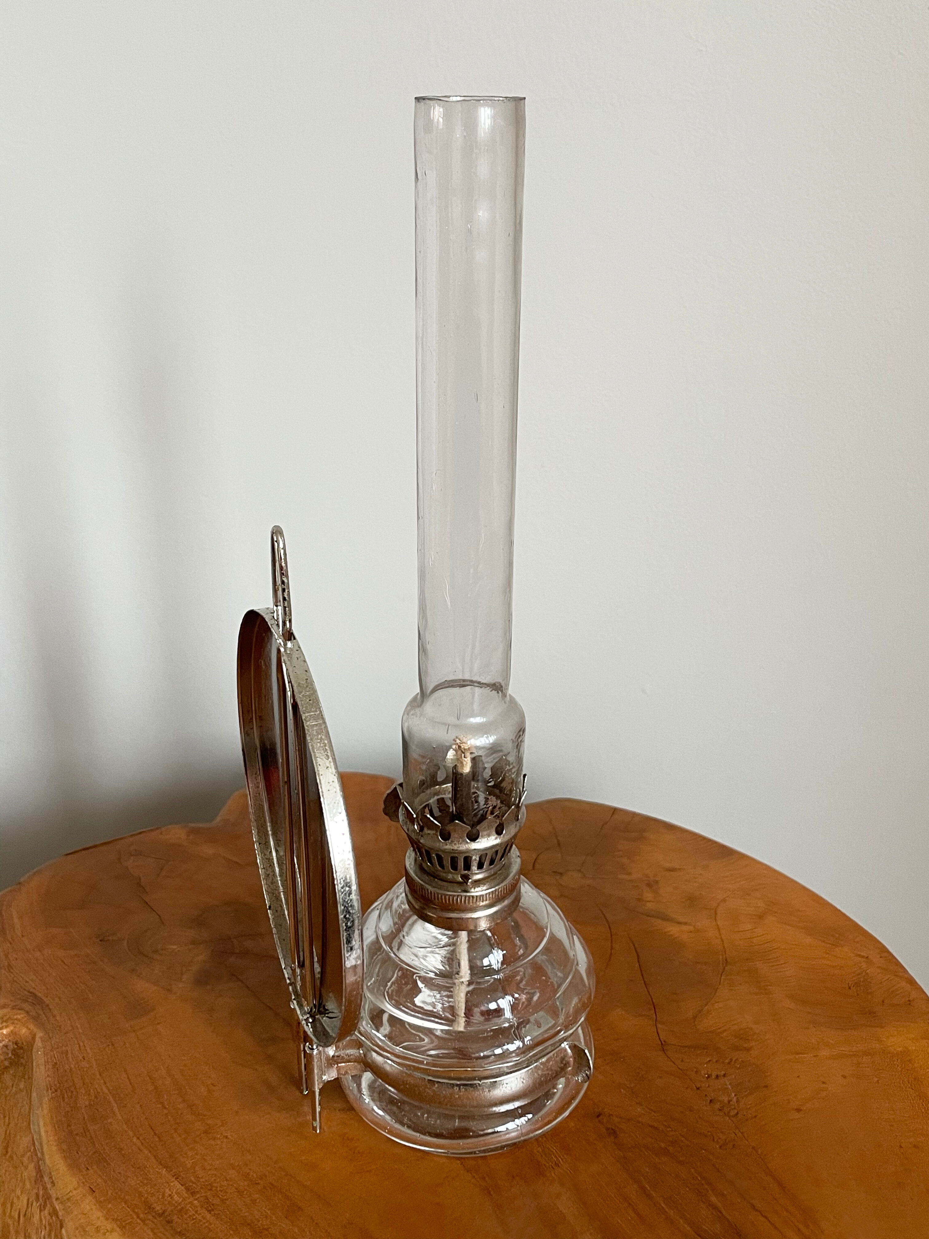 Set of 2 Hong Kong Vintage Oil Lamps