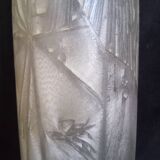 Kevin Stal (Son of Eric Saint Val) - Frosted glass bottle vase, h-48 cm.