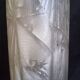 Kevin Stal (Son of Eric Saint Val) - Frosted glass bottle vase, h-48 cm.