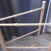 Porte serviette ancien en bois naturel - début XXeme