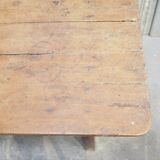 Vintage wooden farmhouse dining table