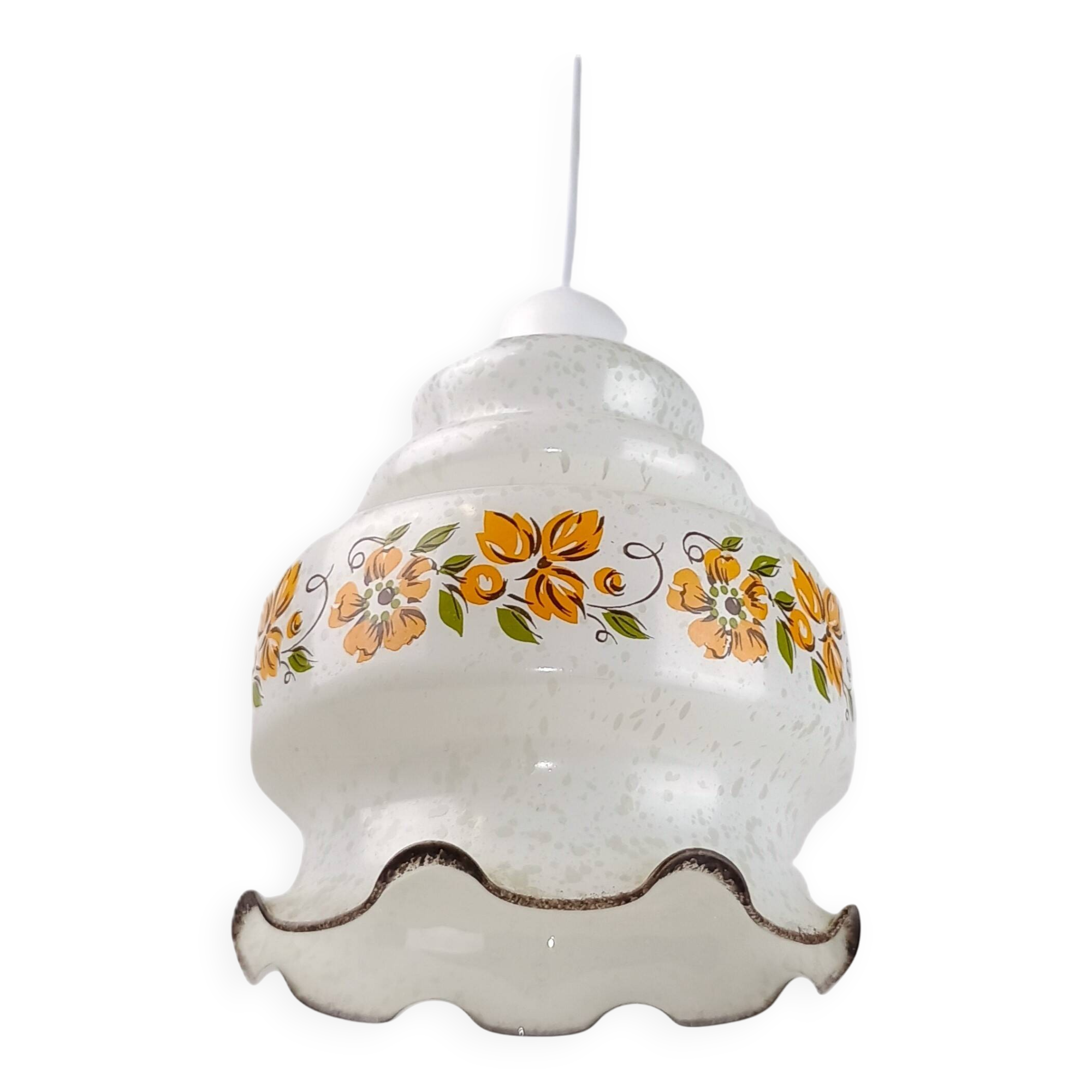 Authentic vintage pendant light from the 1950s–1960s, made in Italy