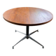 Table basse ronde design années 70