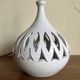 Glazed earth lamp 1960 by Pelletier