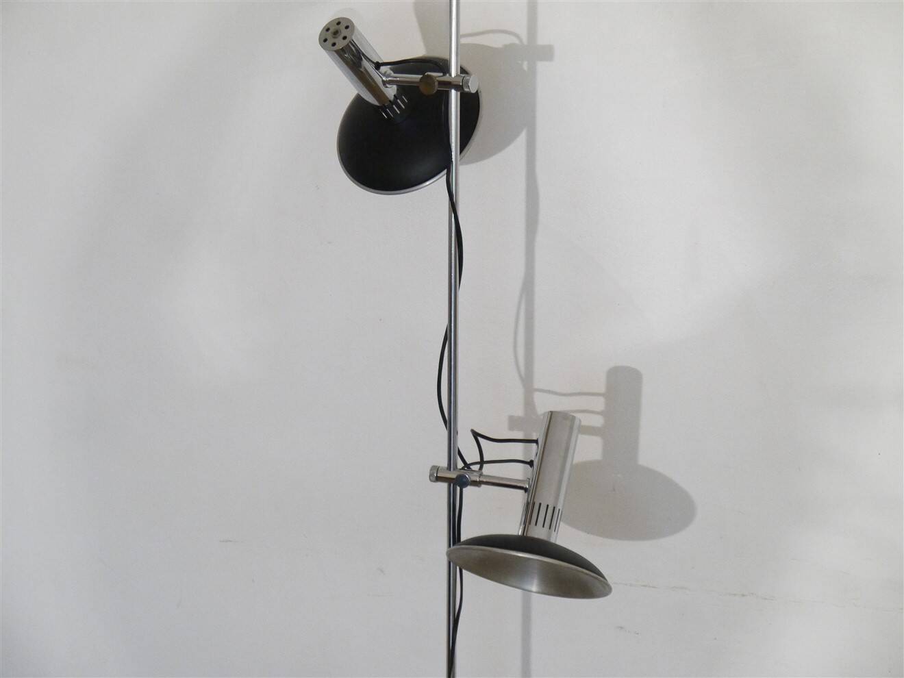 1970s double spotlight floor lamp in the style of Alain Richard