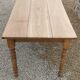 Elegant and refined 230 X 73 solid oak farmhouse table.