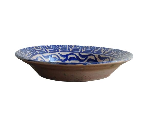Bol Fajalauza bleu espagnol ancien à grenade