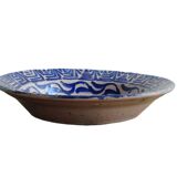 Bol Fajalauza bleu espagnol ancien à grenade