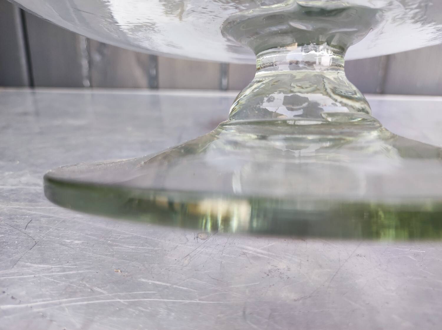 Bubble glass fruit bowl, 1970