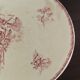 HB Compotier - Provençal Co. Terre de Fer Rouge Flowers Vintage Cake Dish
