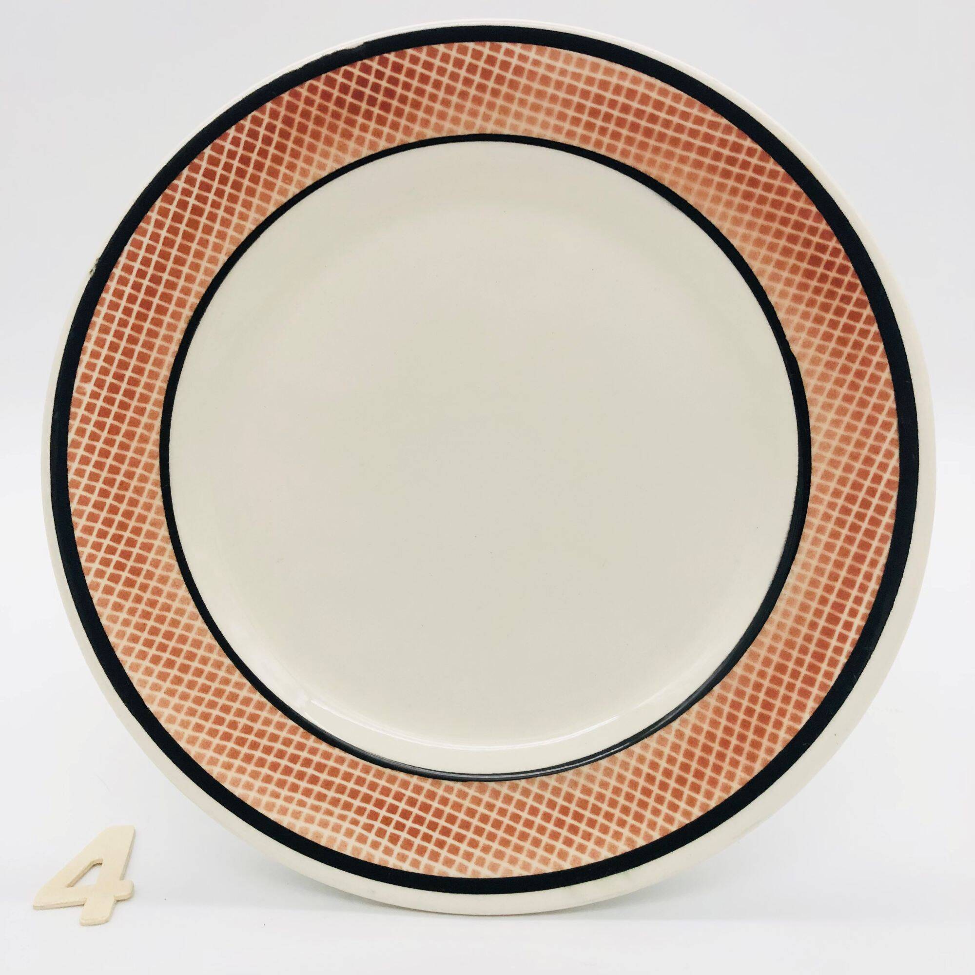 6 dessert plates Nidervillier, model Fanny.