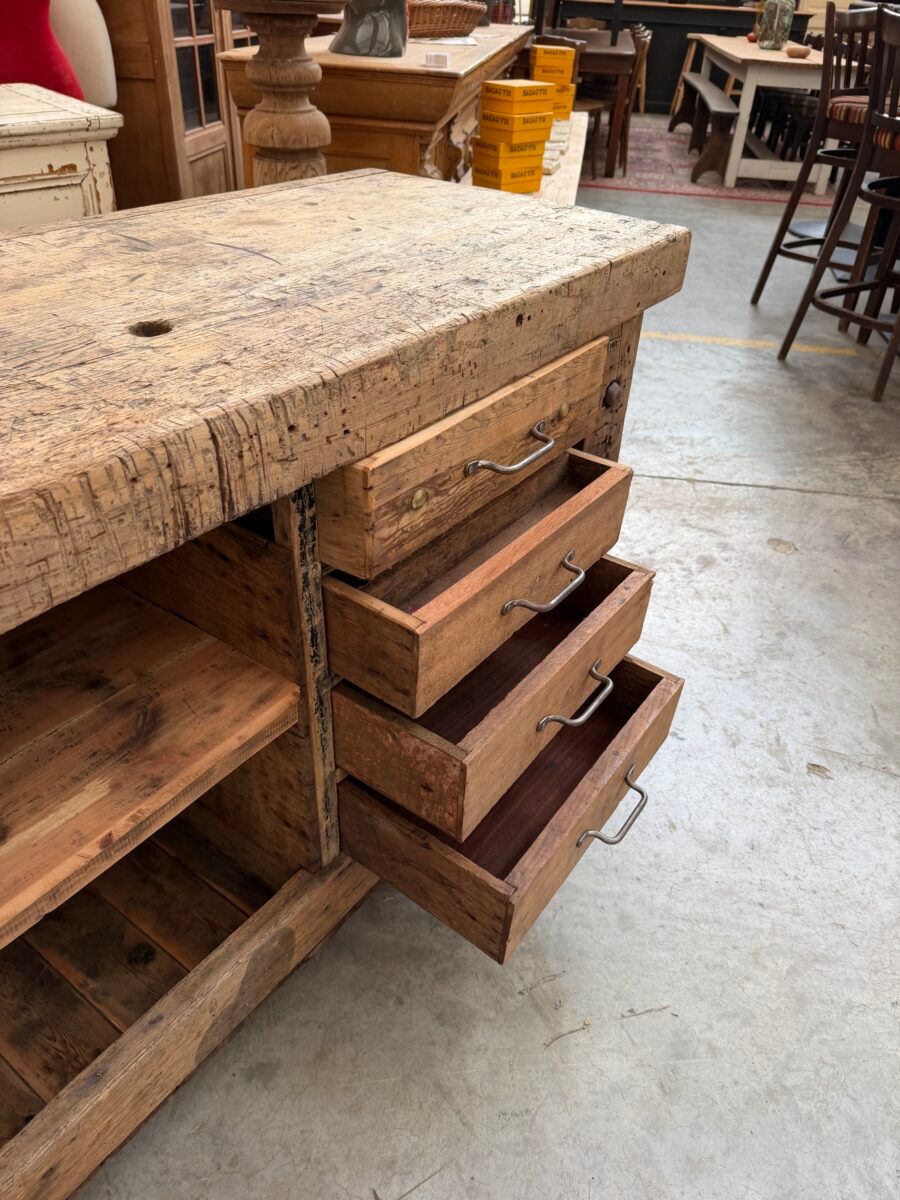Oak desk from the early 20th century.