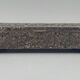 Silver metal jewelry box nineteenth compartmentalized work rich decor