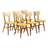 Set of 6 dining chairs by TON, Czechoslovakia, 1960s