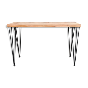 Console en bois avec - pieds