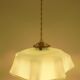 Blue opaline hanging lamp