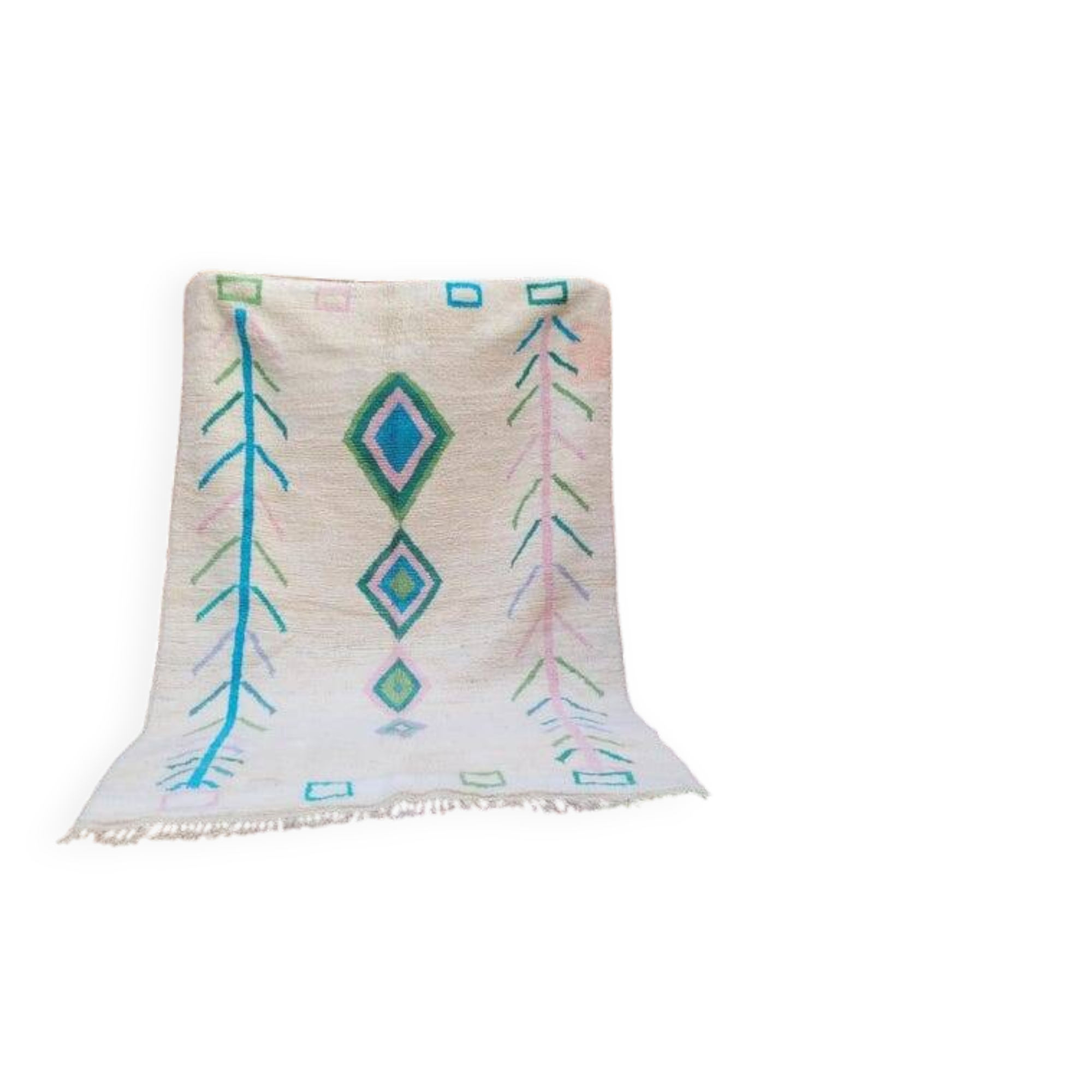 Tapis azilal Tissé main traditionnelle taille 150 x 250 cm