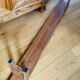 Large 19th century church bench