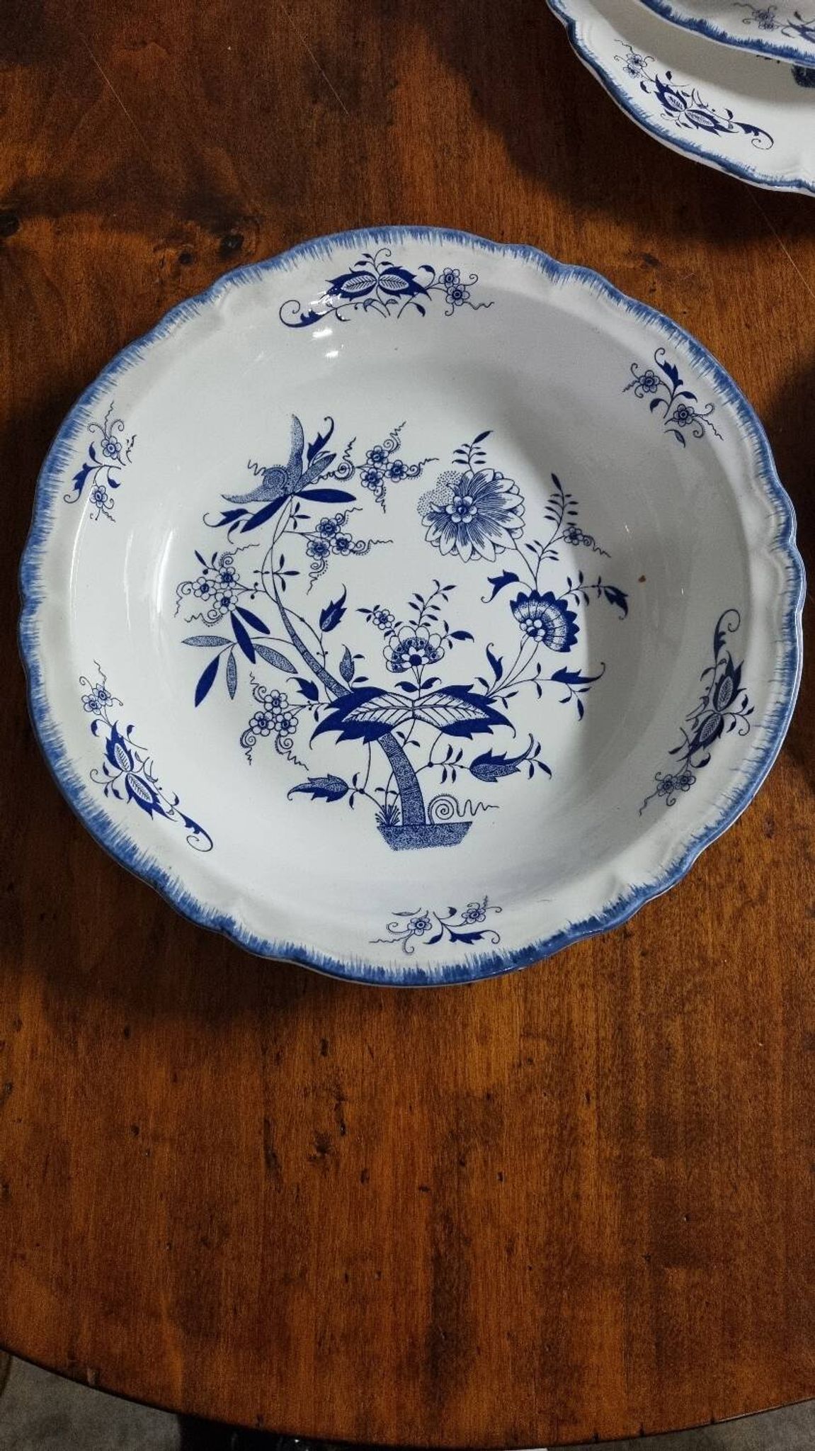Plats à tarte et saladier Sarreguemines
