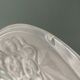 Art deco glass paste lampshade signed hubens degué