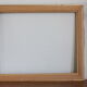 Frame in gilded and green wood
