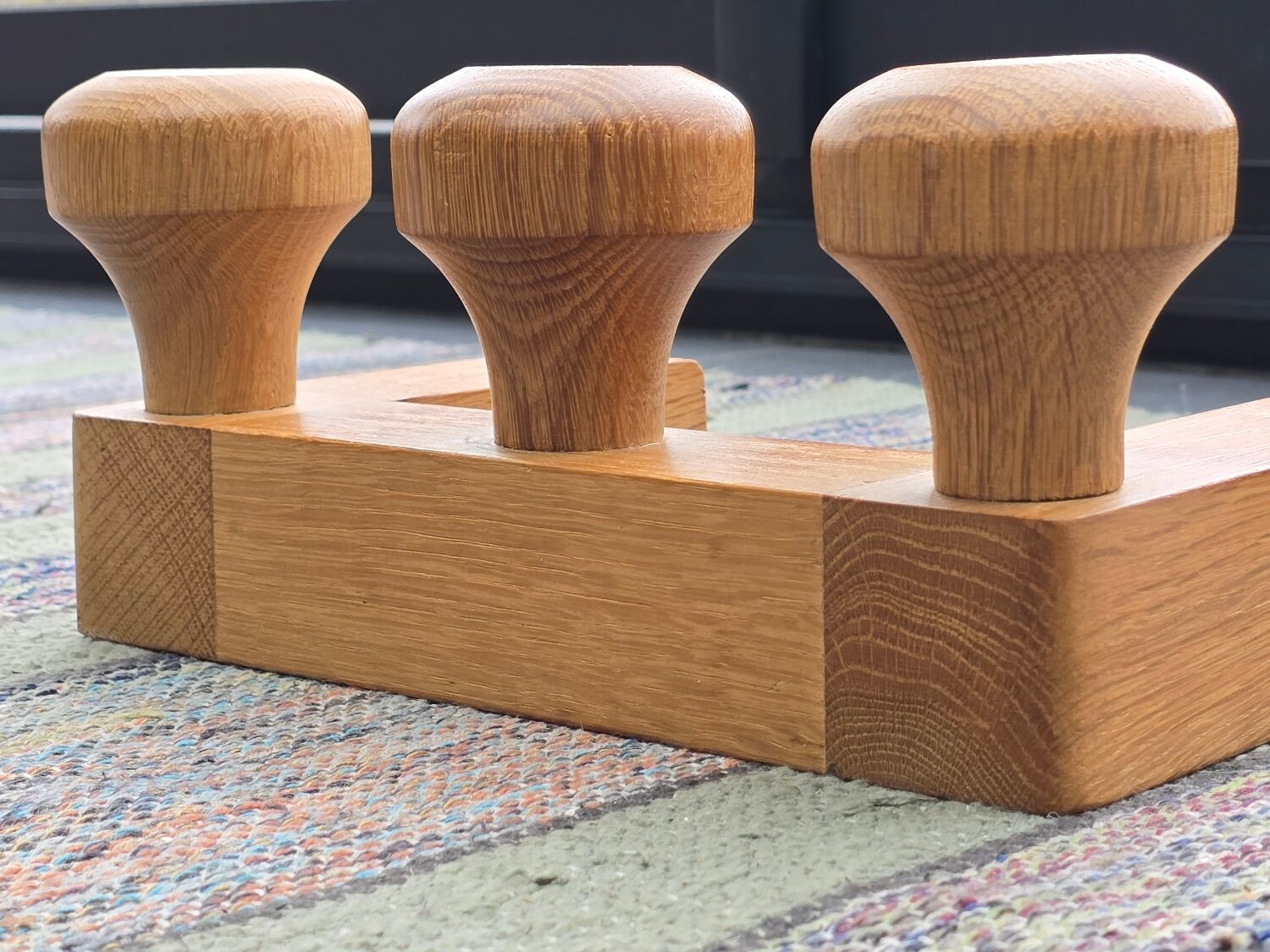 Coat rack with 3 hooks by Guillerme and Chambron