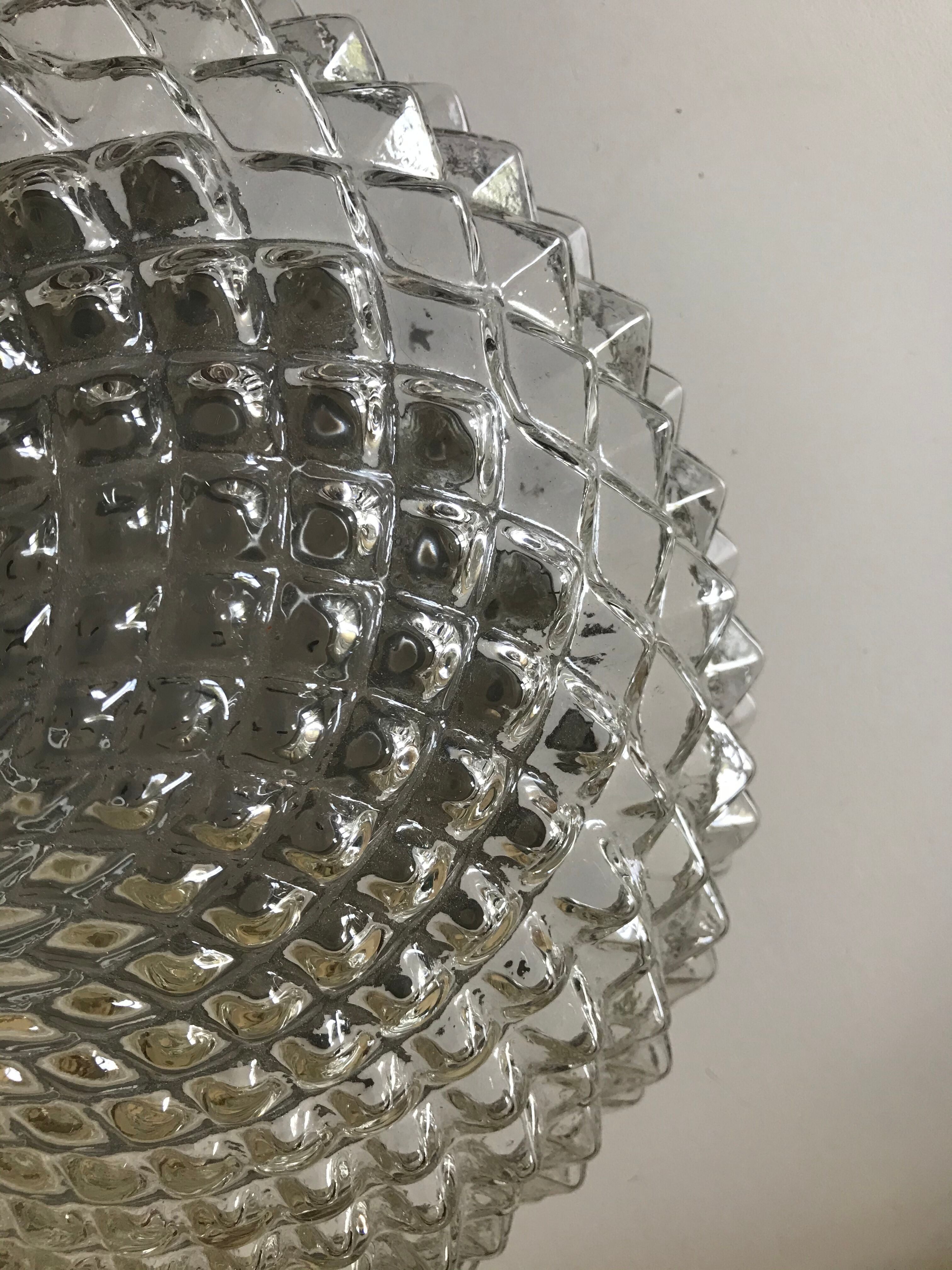 Vintage glass urchin 25 cm