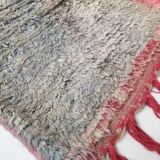 Moroccan Berber carpet Boujaad with colorful flats 234x143cm