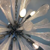 Lustre en verre de Murano