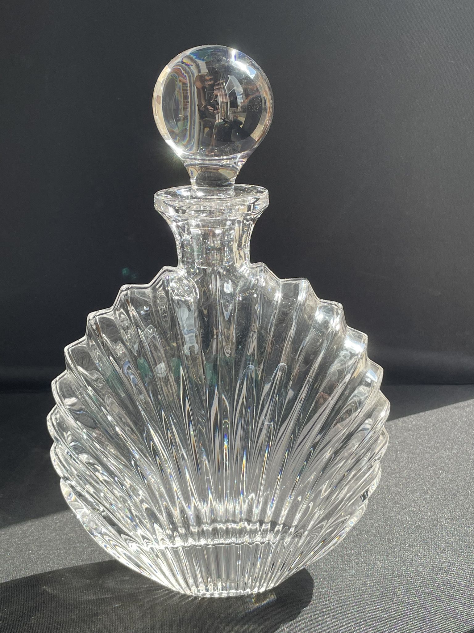 Perfume or strong alcohol bottle