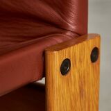 Set of Monk Chairs by Afra and Tobia Scarpa for Molteni, 1973