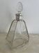 Art Deco crystal carafe with solid silver neck