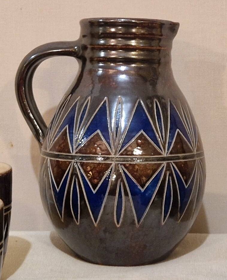 Ceramic cider/beer service - Art Deco - Zoller