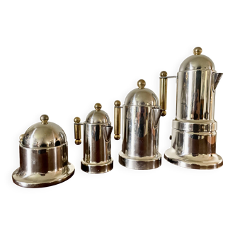 Vev Vigano Kontessa espresso set or 24 carats, Italy