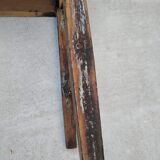 Patinated coffee farmhouse table