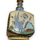Tonala ken edwards bottle made of polychrome ceramic