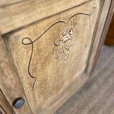 Confiturier vintage solid wood storage unit