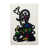 "The Warrior's Sadness" – Numbered lithograph by Charles Lapicque